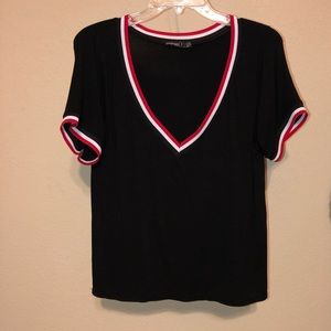 V neck T-shirt